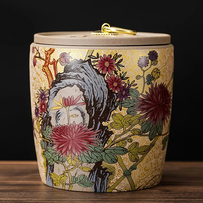 Ceramic Sealed Tea Jar