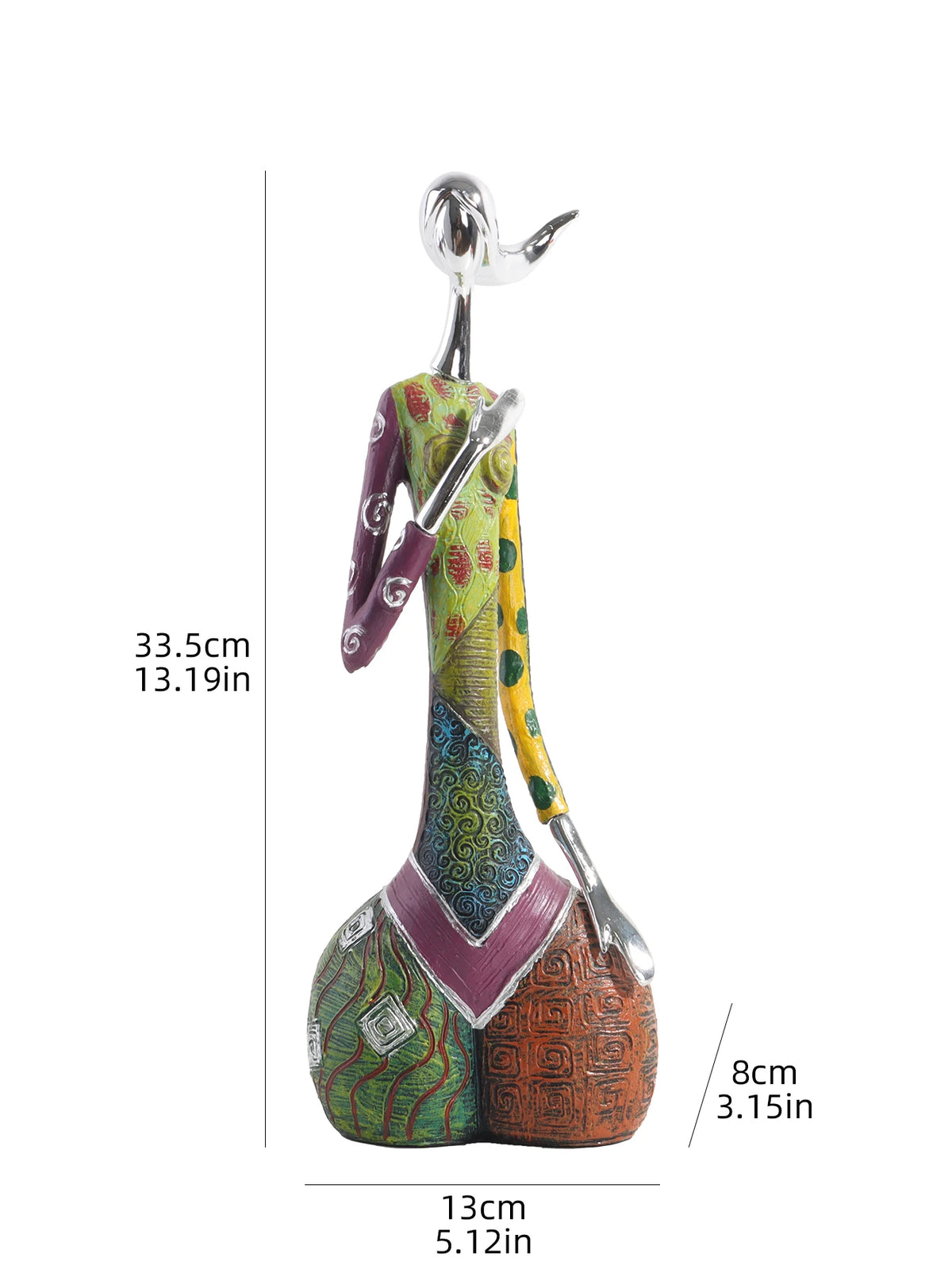 Abstract Resin Figurine