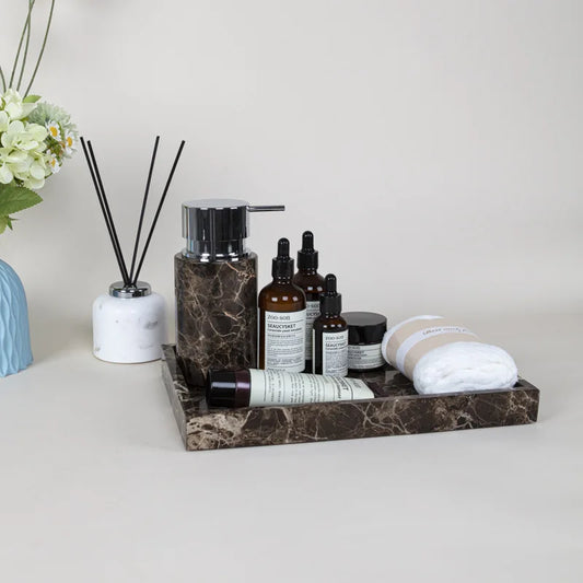 Square Marble Jewellery Tray