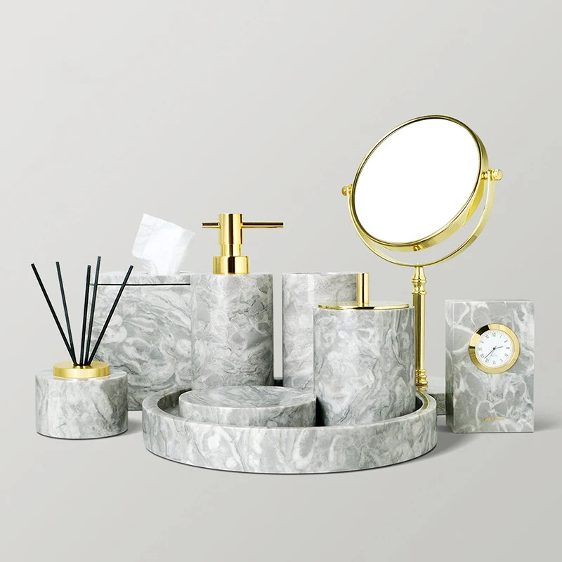 Pitaya Flower Natural Marble Bathroom