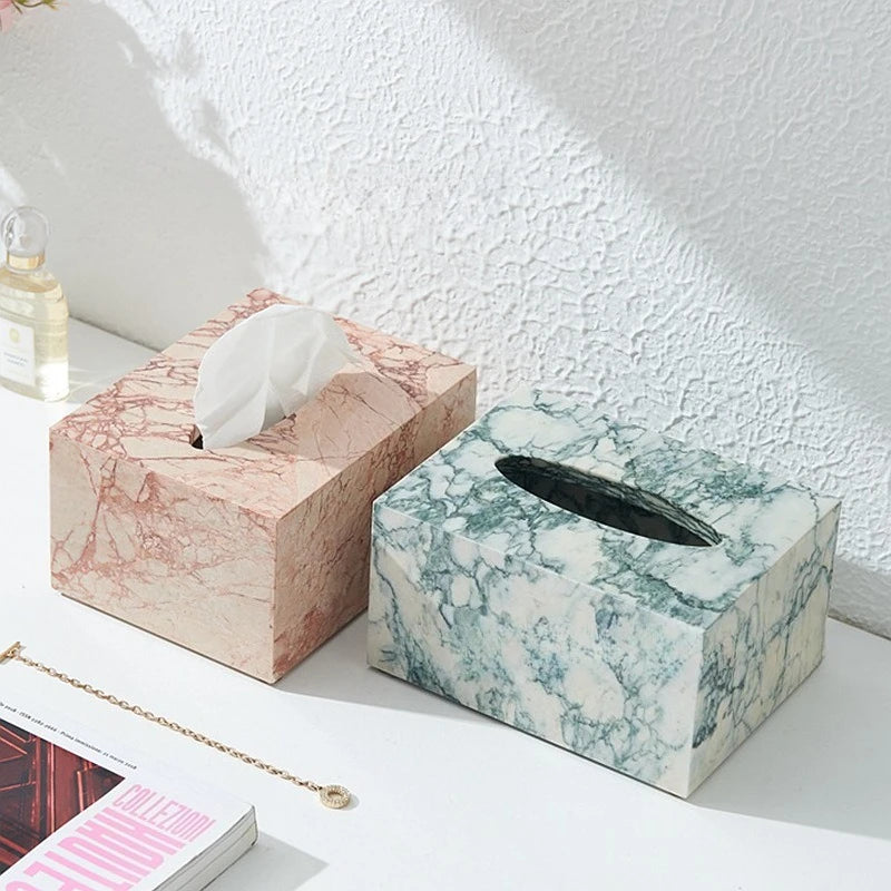 Nordic Marble Tissue Box