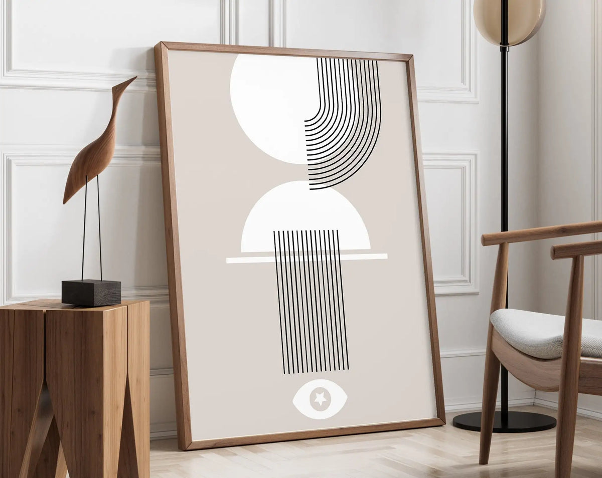 Bauhaus Geometric Poster