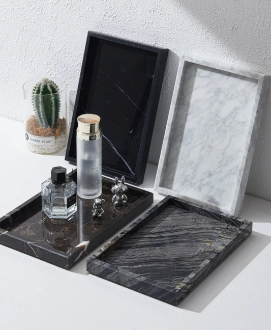 Marble Vanity Storage Tray
