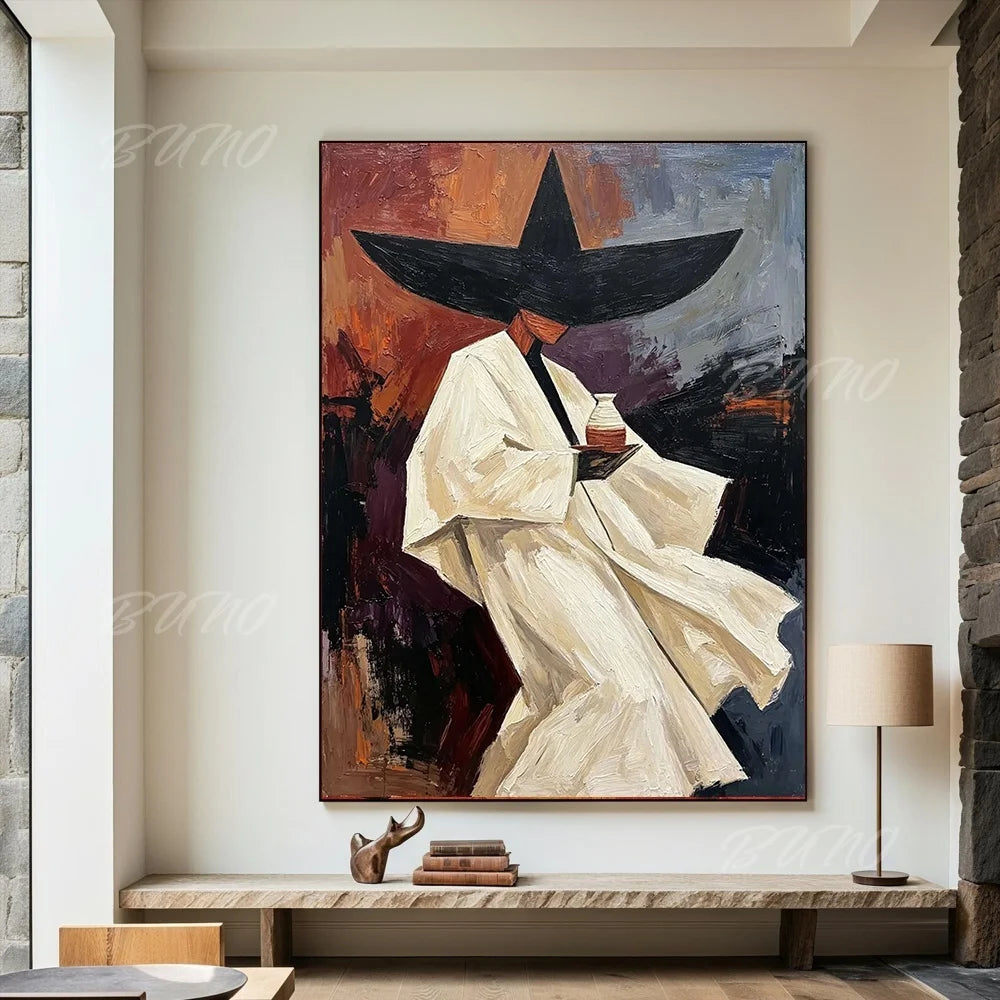 Boho Geometric Figure Art