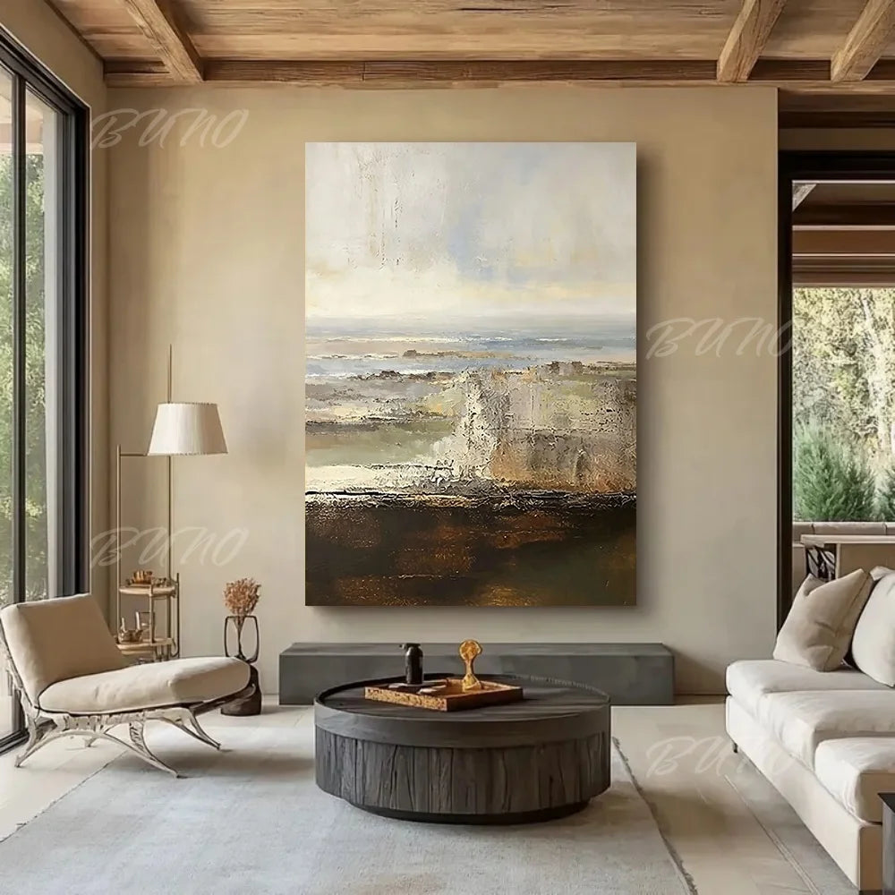 Seascape Palette Knife Art