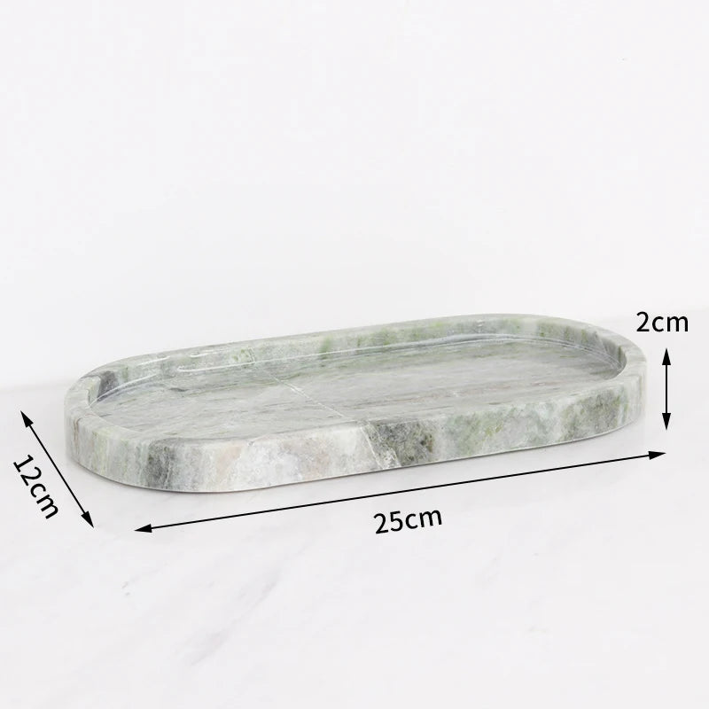Emerald Green Natural Marble Bathroom Set