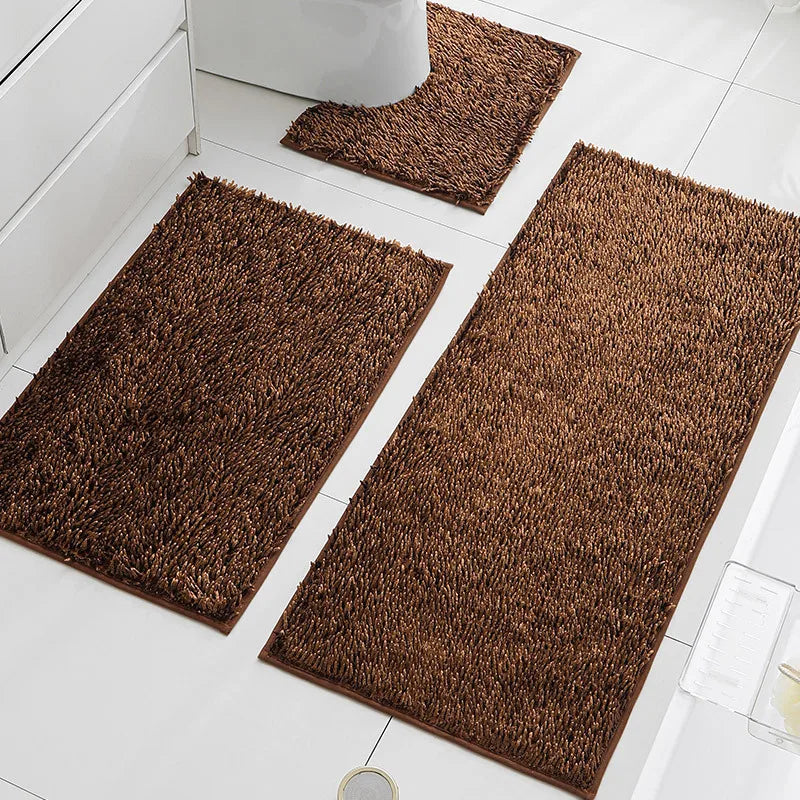 Chenille Bath Mat Set