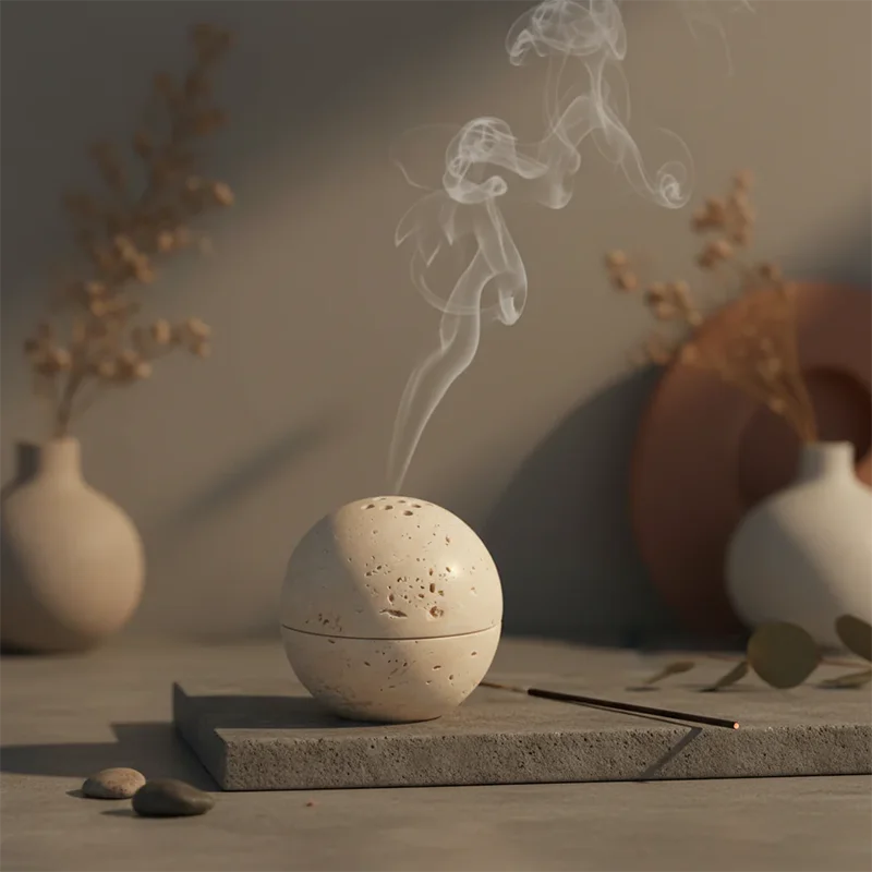 Marble Incense Holder Natural Stone