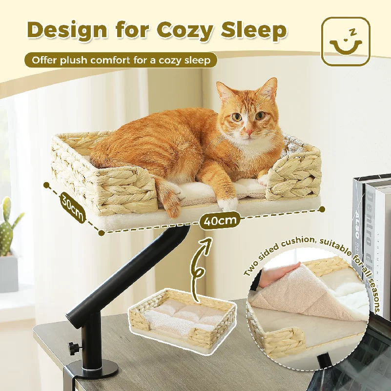 Rotating Cat Desk Bed