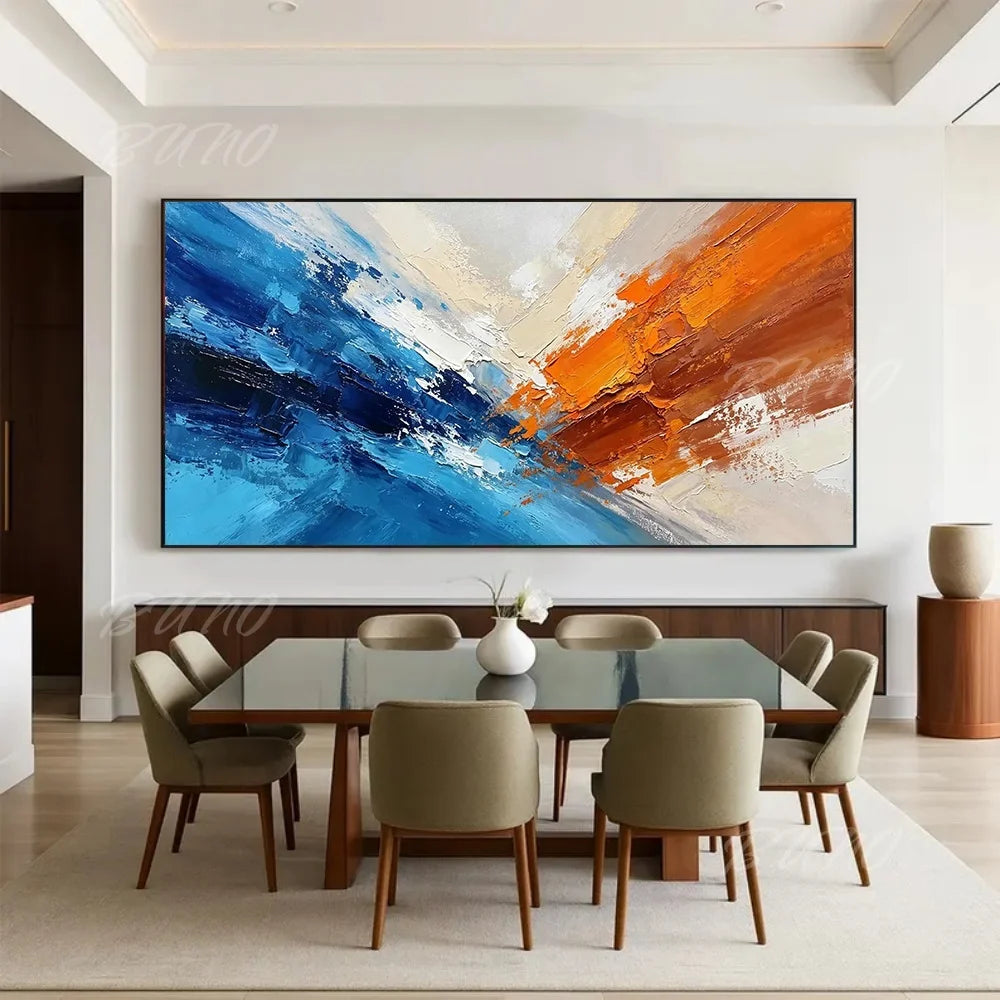 Gold Coastal Seascape Painting