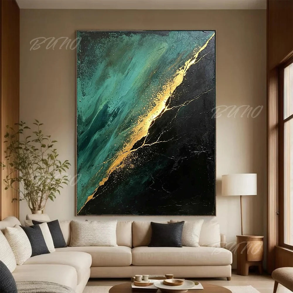 Black Marble Canvas Art