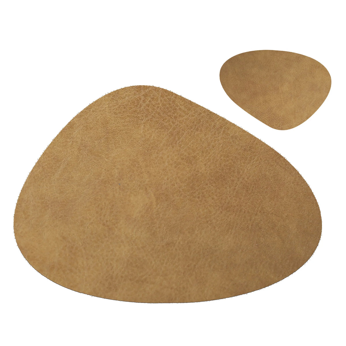Cowhide Placemat and Coaster Set