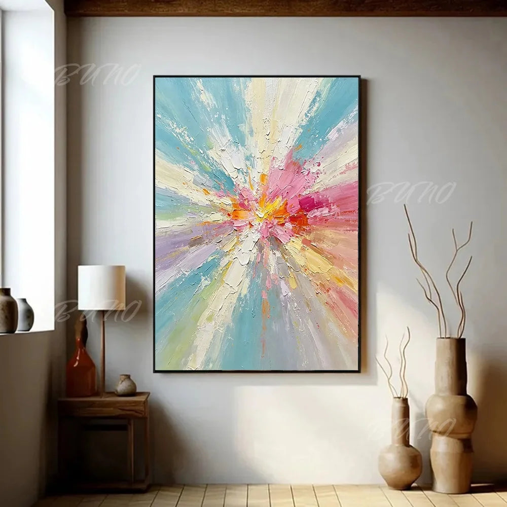 Thick Impasto Palette Painting