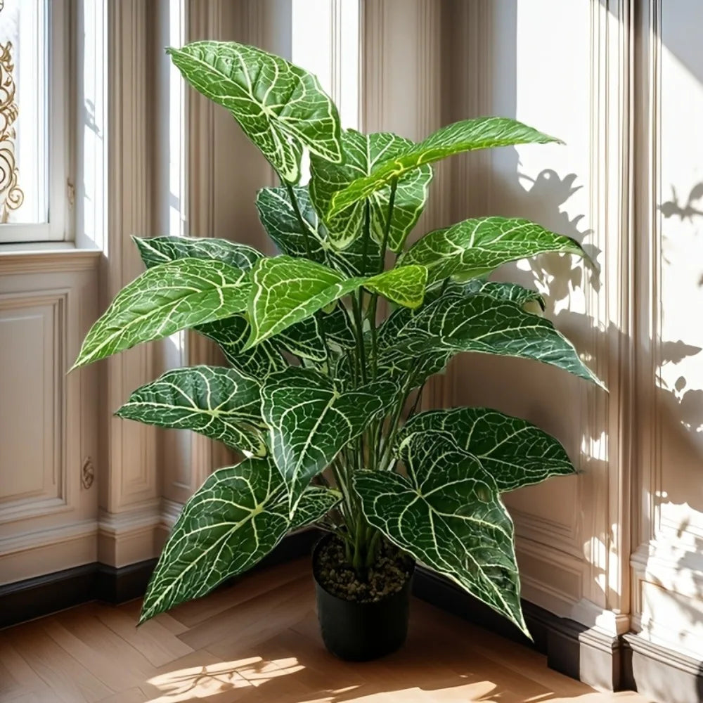 Leaves Artificial Green Fairy Taro