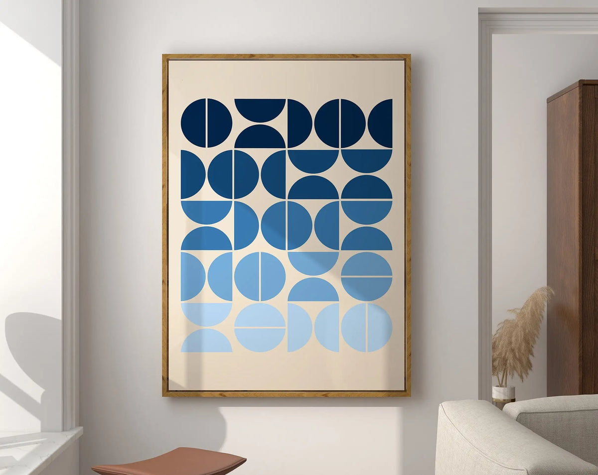 Bauhaus Geometric Poster