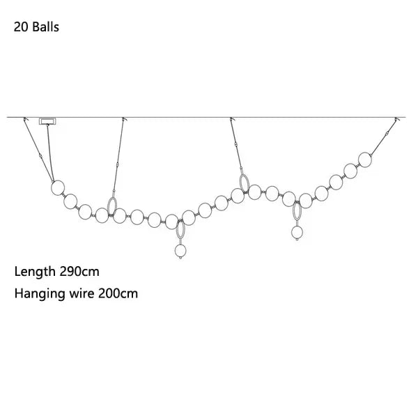 Nordic Necklace Pendant Light Modern