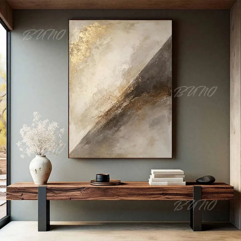 Gold Earth Tone Seascape