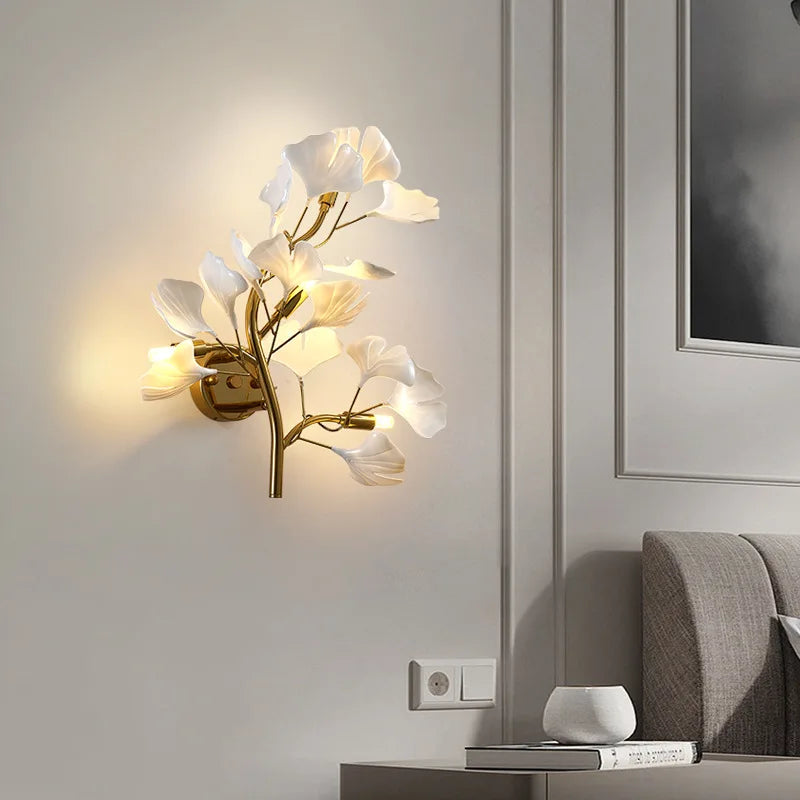 Ginkgo Leaf Wall Lamp