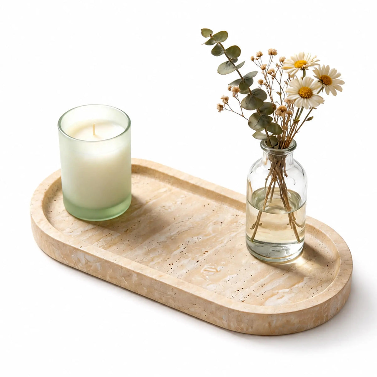 Travertine Vanity Tray
