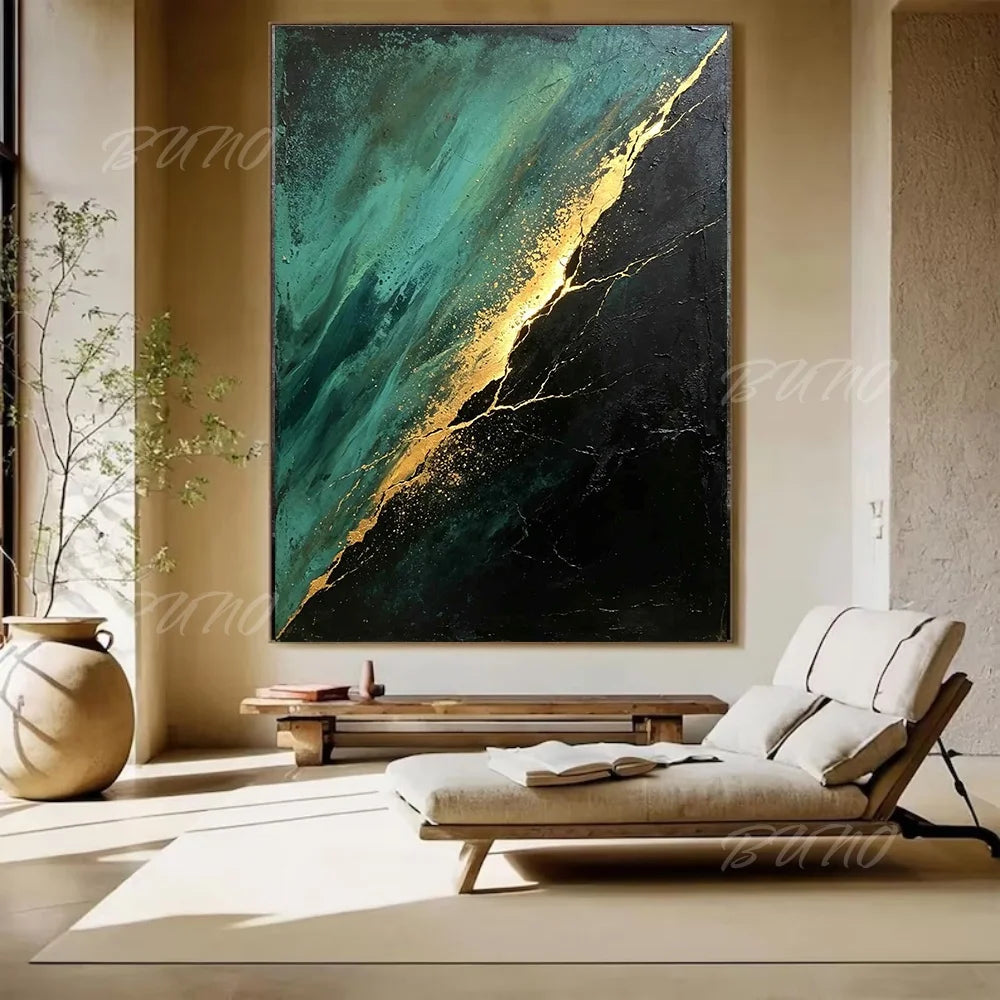 Black Marble Canvas Art