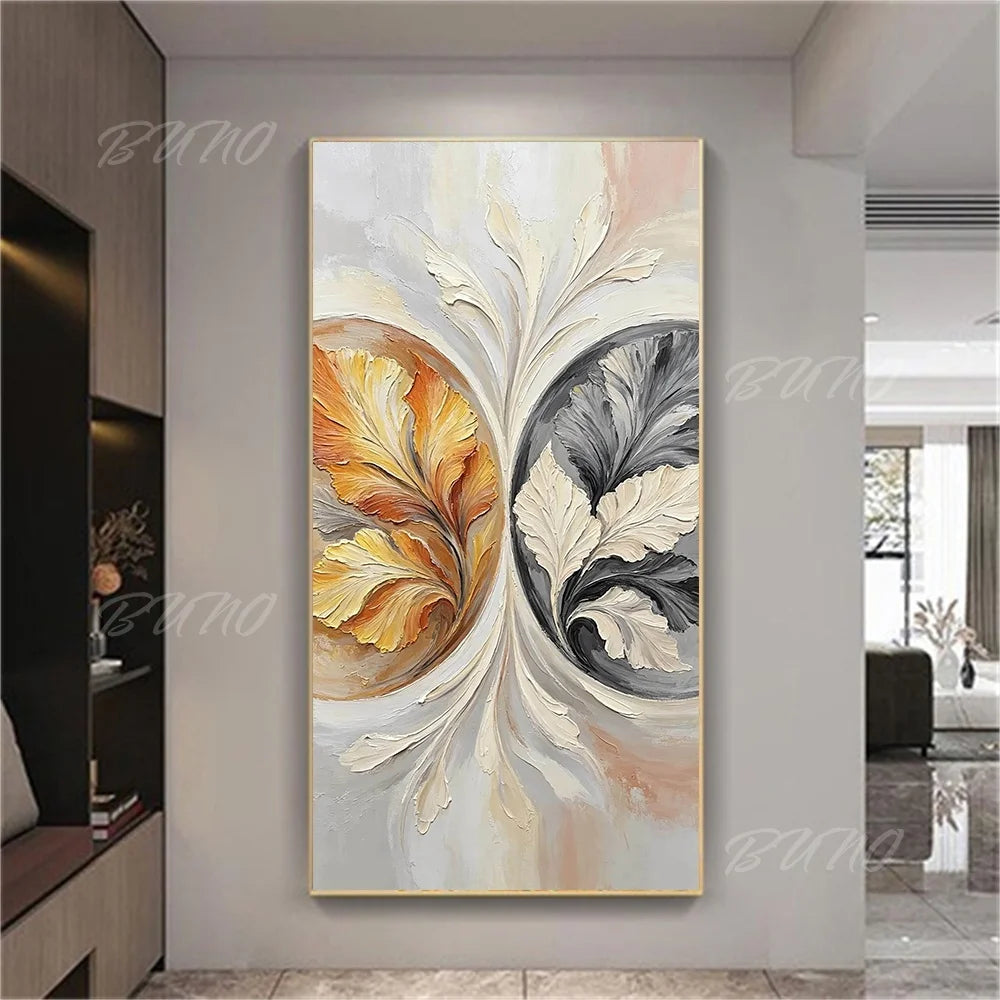 Luxury Gold Floral Painting