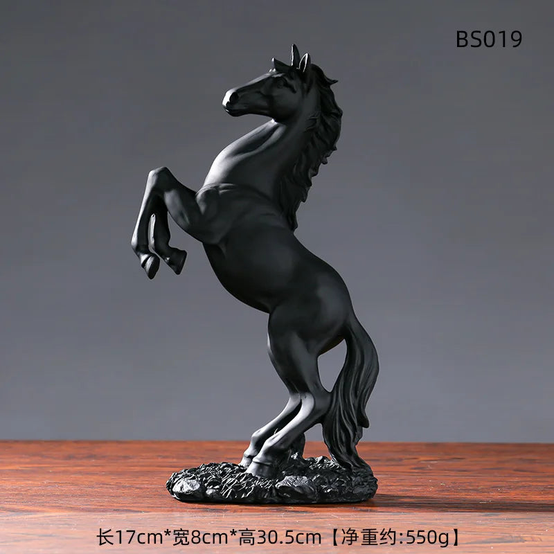Victory Horse Resin Statue