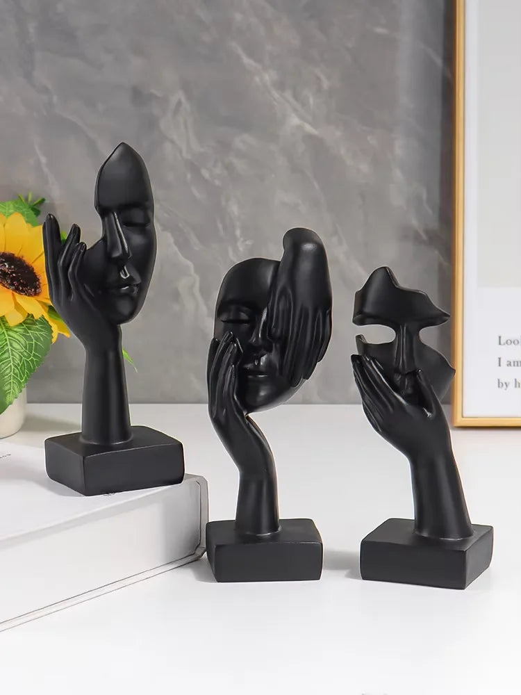 Nordic Mask Resin Figurine