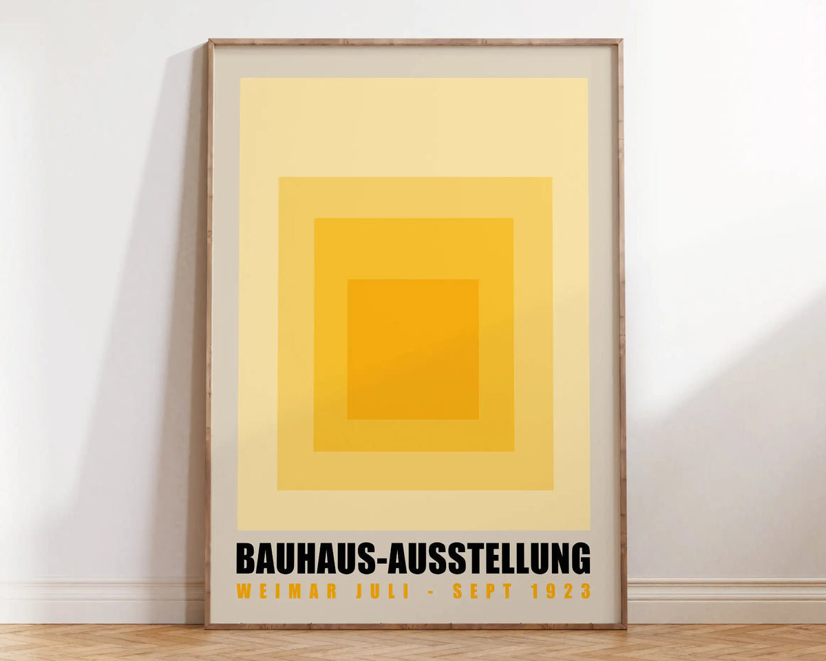Bauhaus Geometric Poster