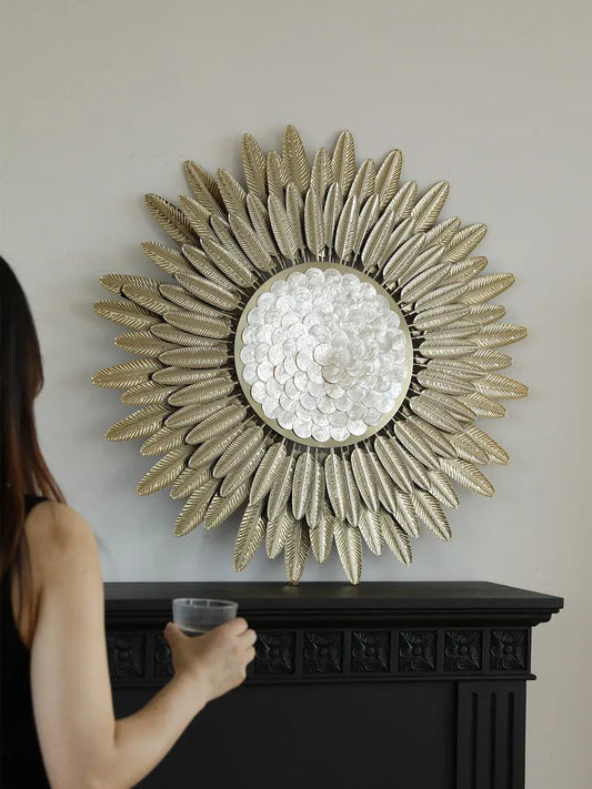 Pearl Inlay Wall Medallion
