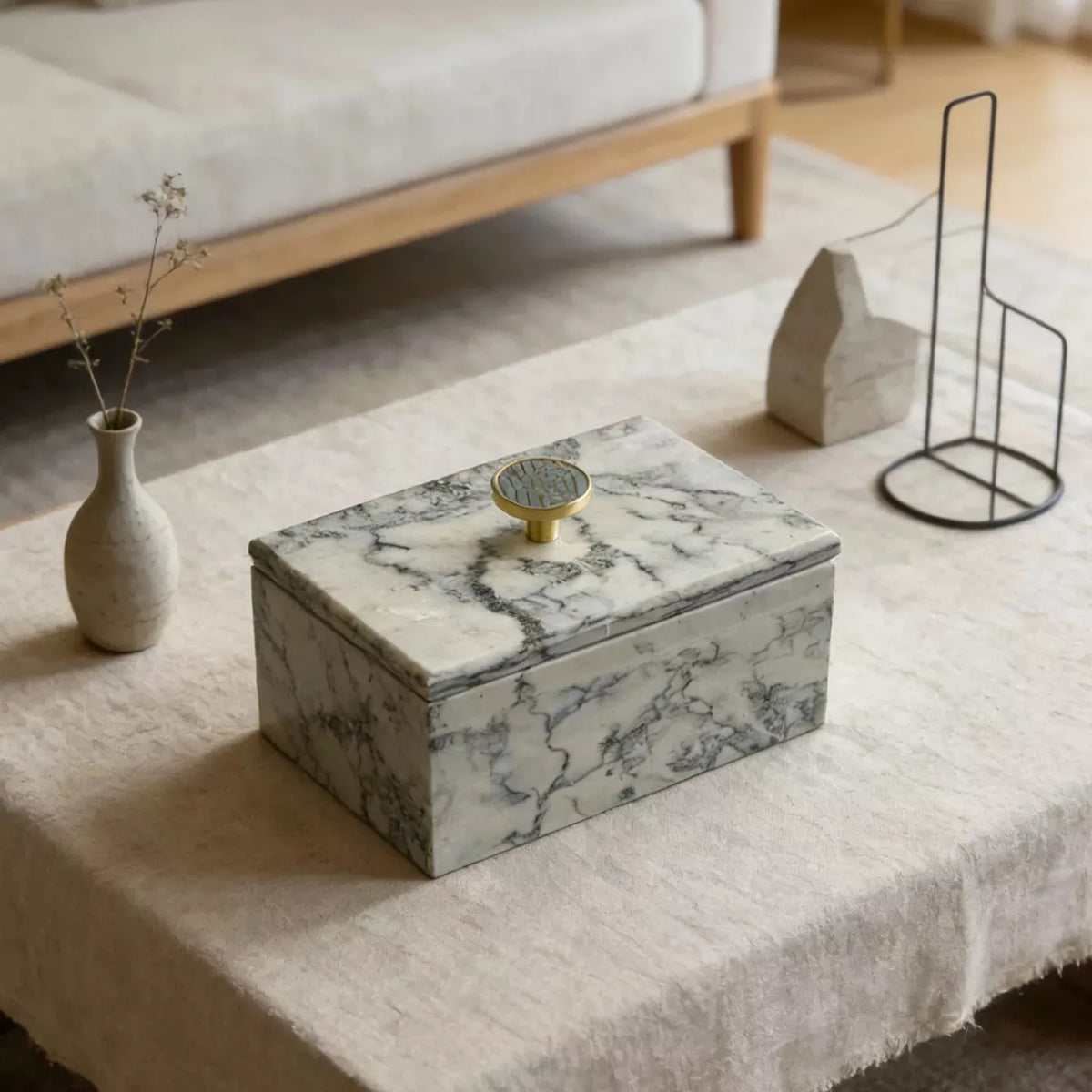 Marble Jewellery Box