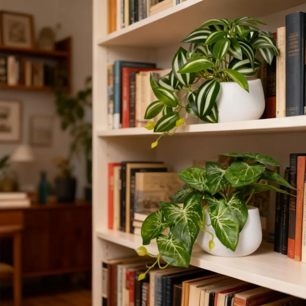 Artificial Foliage Plant Pot Bonsai
