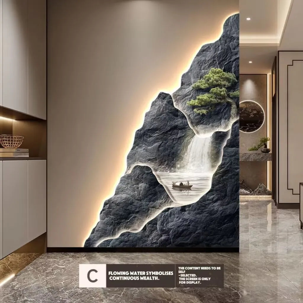 Flowing Wealth Corridor Mural