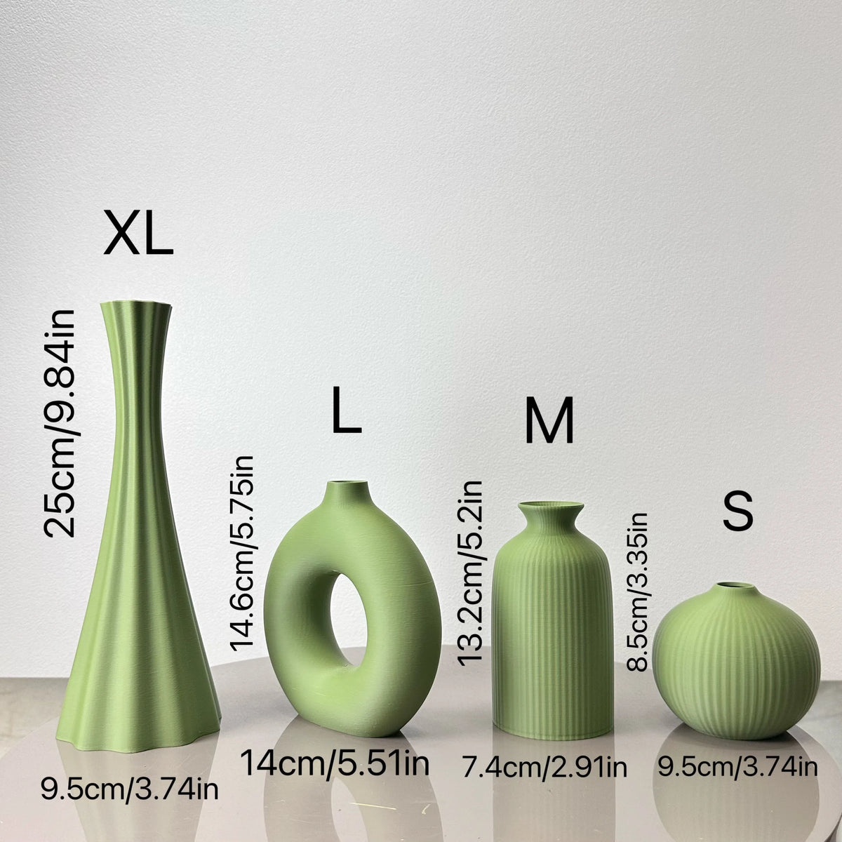 Bohemian Vase Quartet