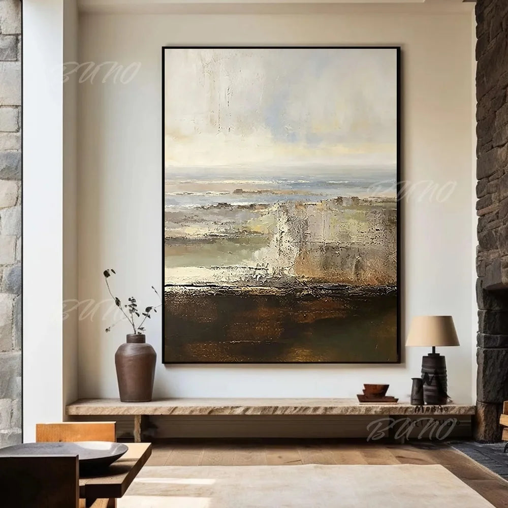 Seascape Palette Knife Art