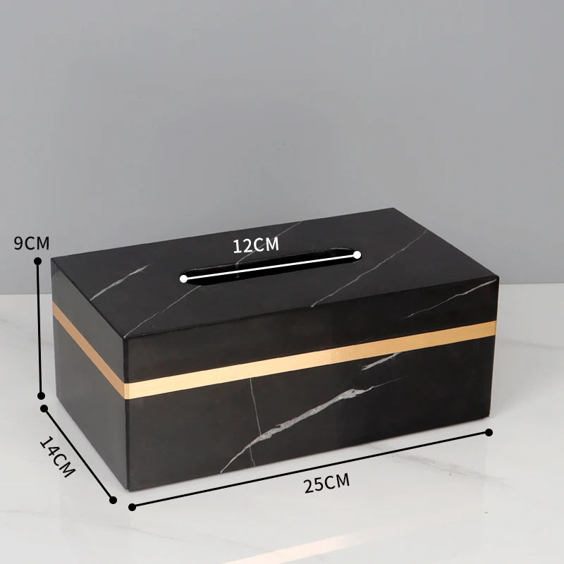 Nero Marquina Natural Marble Bathroom Set