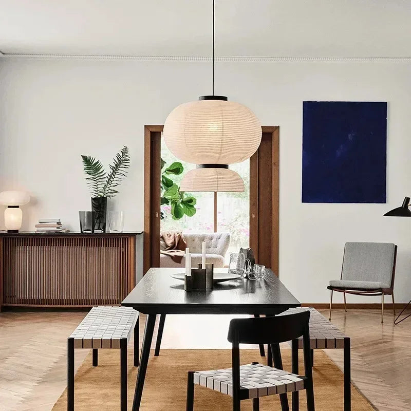 Japanese Rice Paper Pendant Lamp