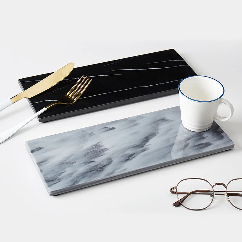 Nordic Marble Rectangular Tray