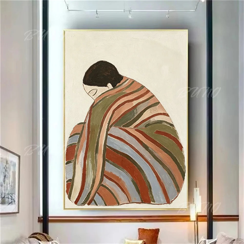 Wabi Sabi Textured Painting