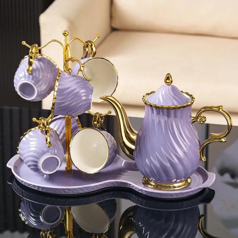 Coffee Cup and Tray Set