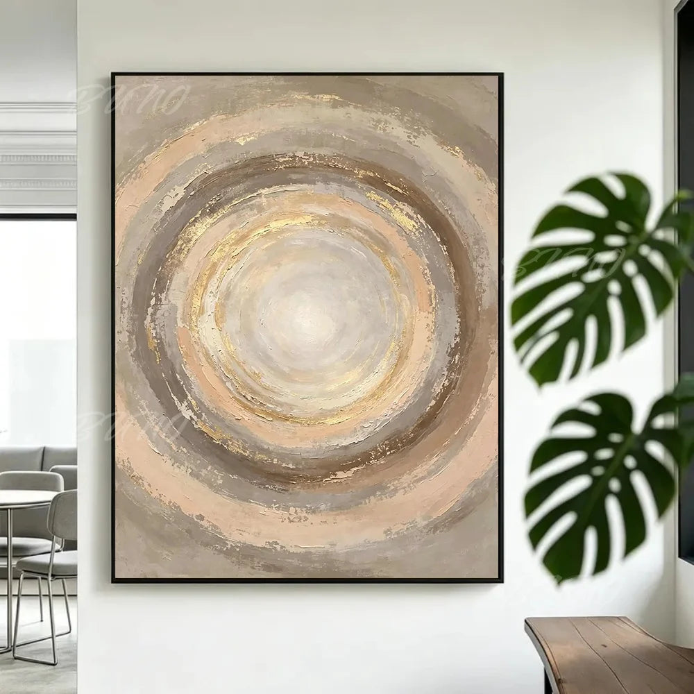 Gold Earth Tone Seascape