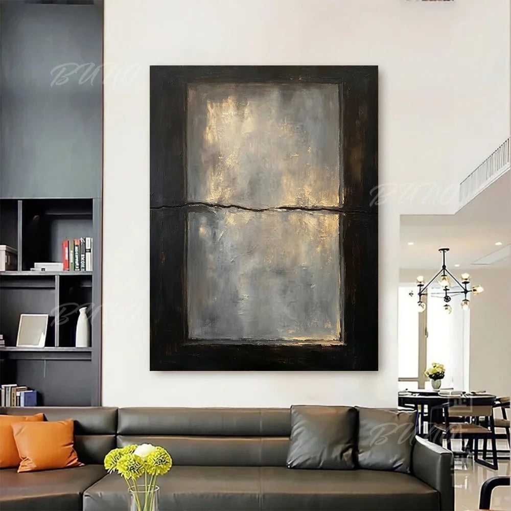 Minimalist Black Canvas Art
