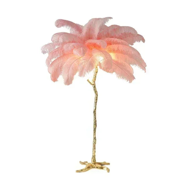 Feather LED Floor Lamp Nordic
