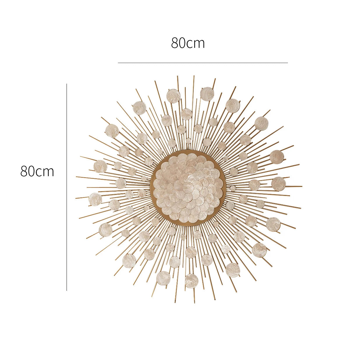 Golden Sun Wall Decor