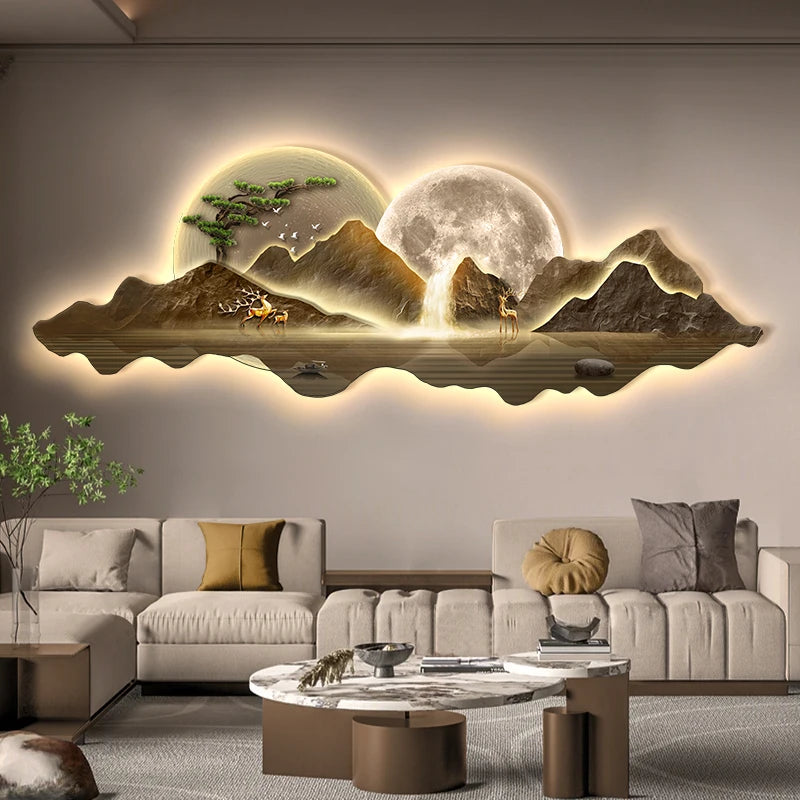 New Chinese 3D Wall Panel