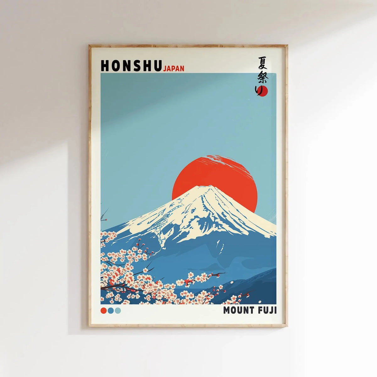 Wave Landscape Japanese Wall Art