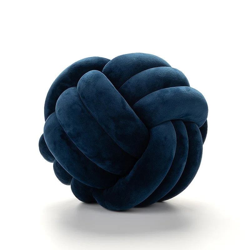 Lilac Knot Globe Plush Cushion