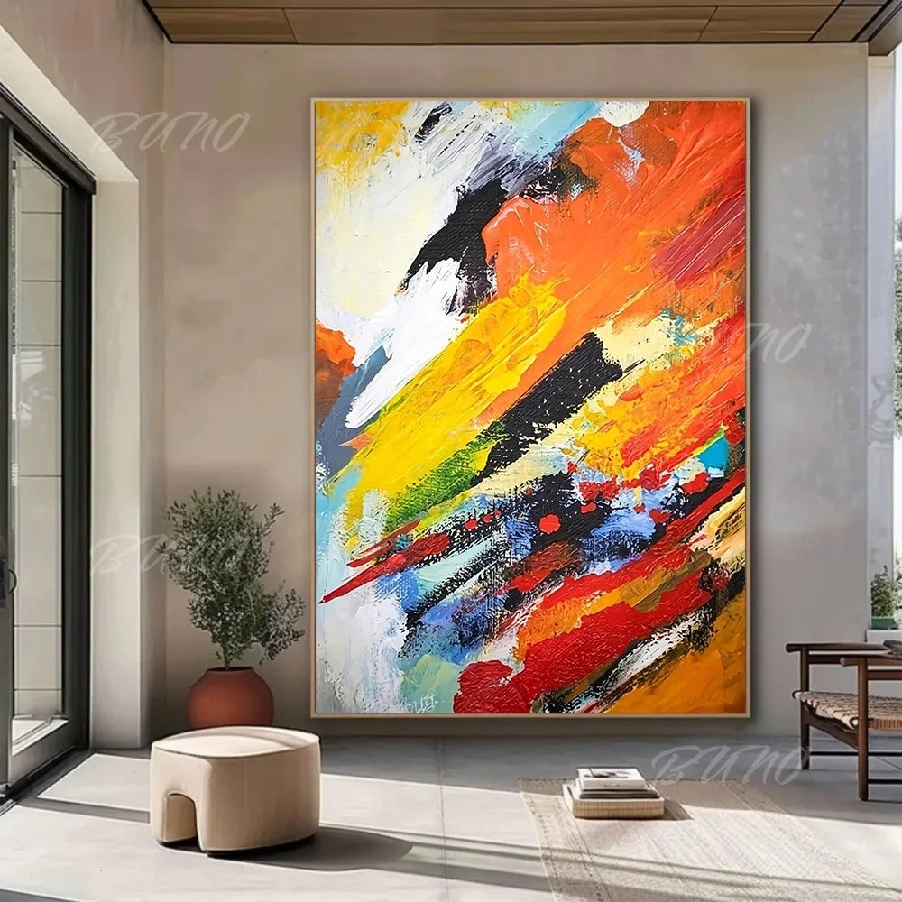 Vibrant Impasto Painting