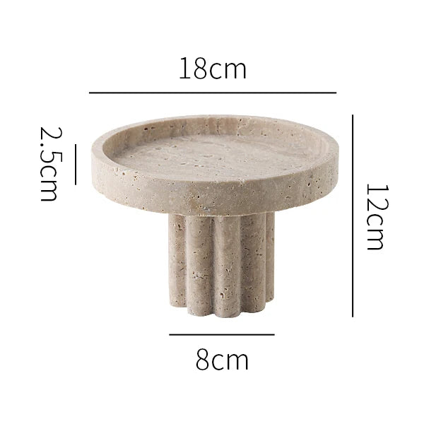 Marble Serving Tray with Legs