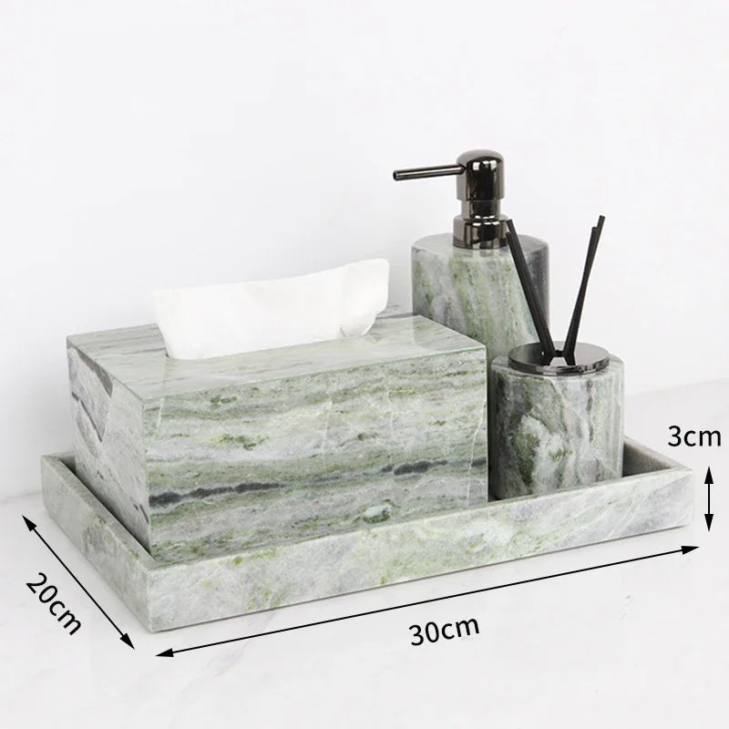 Marble Vanity Set (5-Piece)