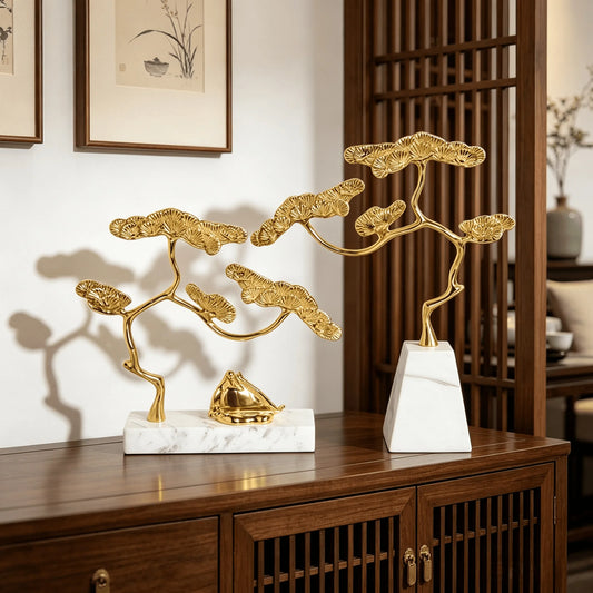 Zen Welcome Pine Sculpture